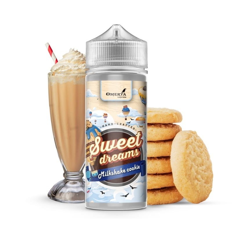 Longfill Omerta -  Sweet Dreams 30/120ml Milkshake Cookie | Eliq Vapoteur