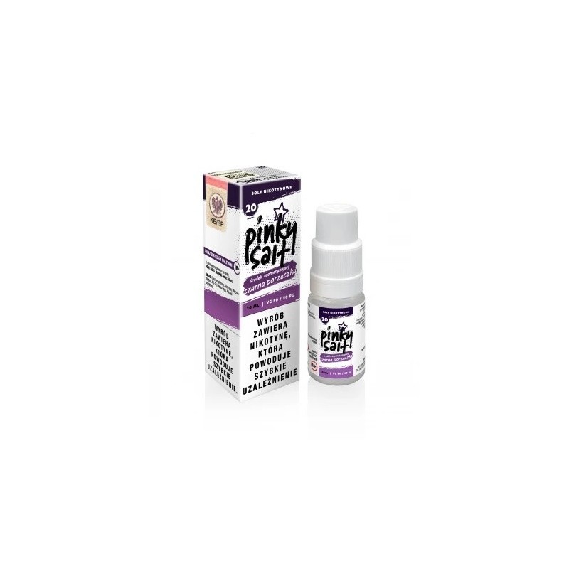Pinky Vape Salt E-liquid - 10ml Black Currant 20mg | EliqVapoteur