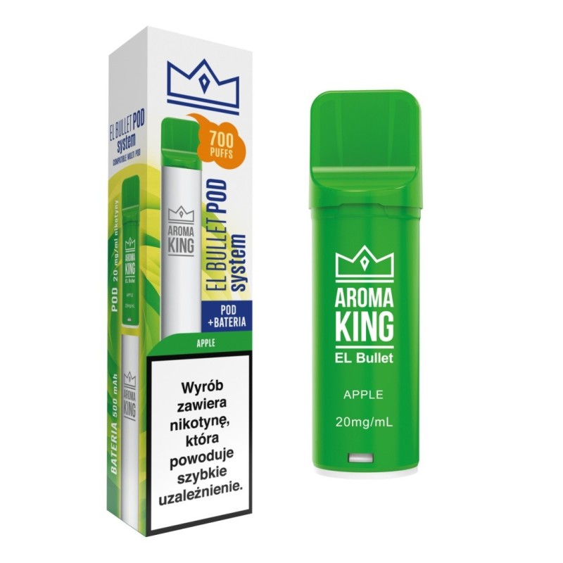 Aroma King El Bullet - Batterie + Rechargeable Pomme (A25) | Eliq Vapoteur