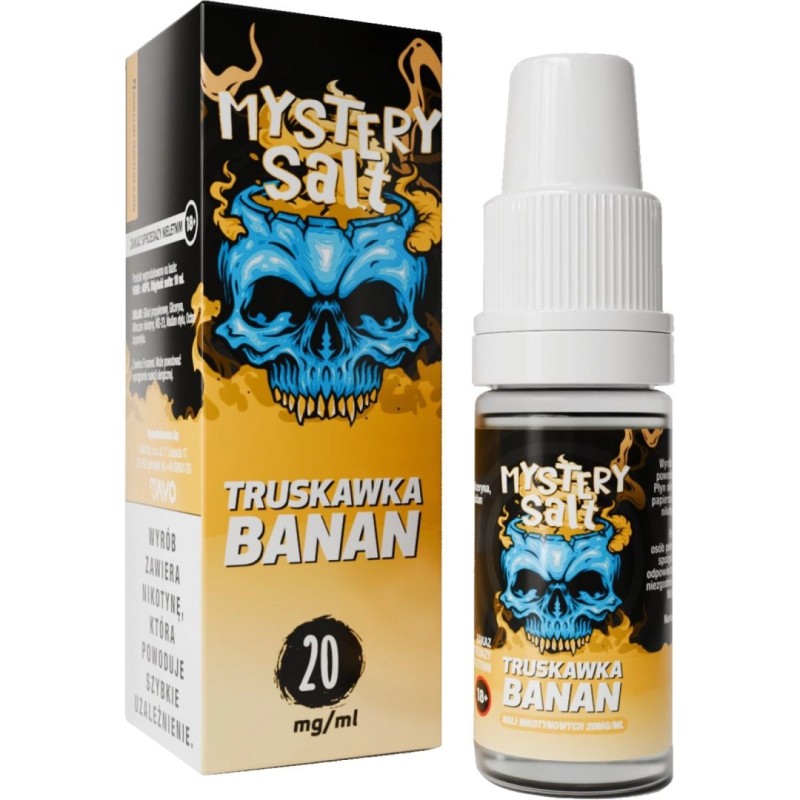 E-liquide Mystery Salt - 10ml Fraise Banane 20mg | EliqVapoteur
