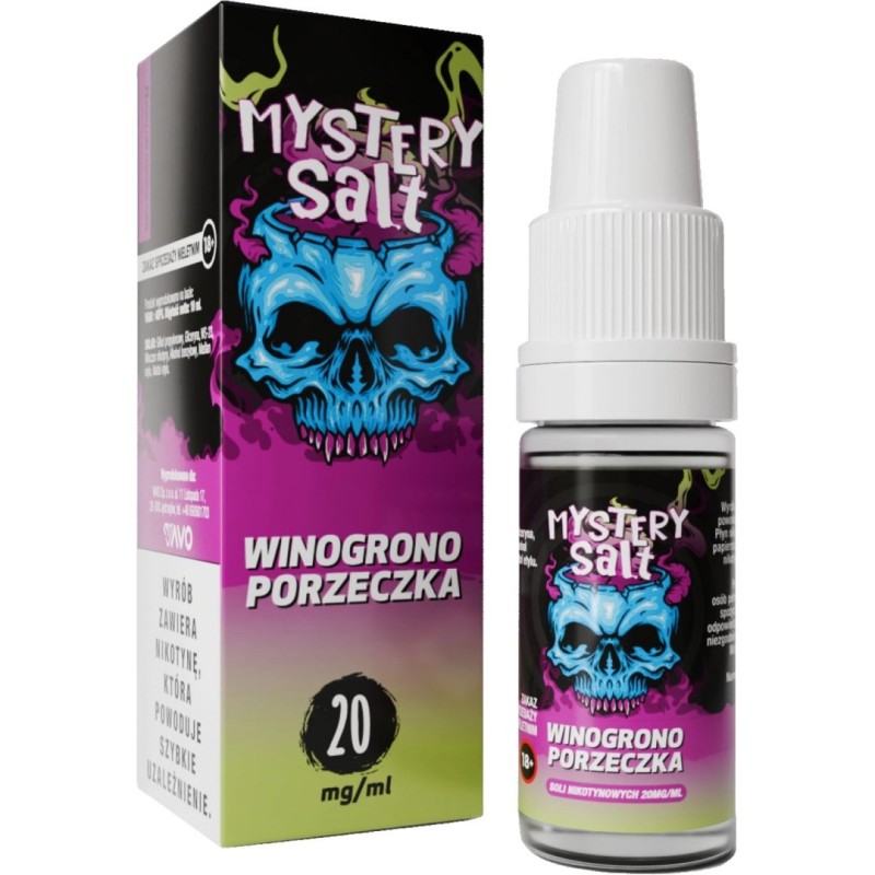 Sel Mystérieux Liquide - 10ml Raisin Groseille 20mg | Eliq Vapoteur