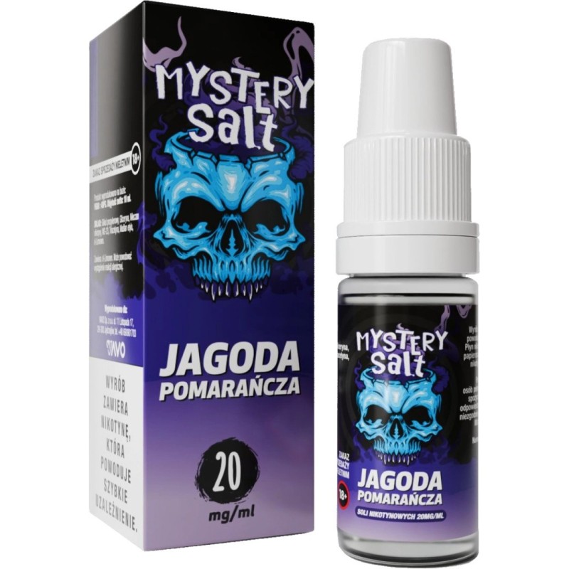 Sel de Mystère Liquide - 10ml Fraise Orange 20mg | Eliq Vapoteur