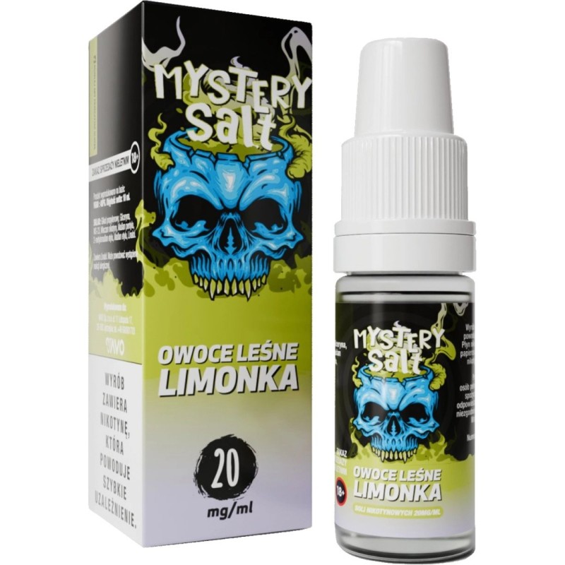 Liquid Mystery Salt - 10ml Fruits des Bois Citron Vert 20mg | Eliq Vapoteur