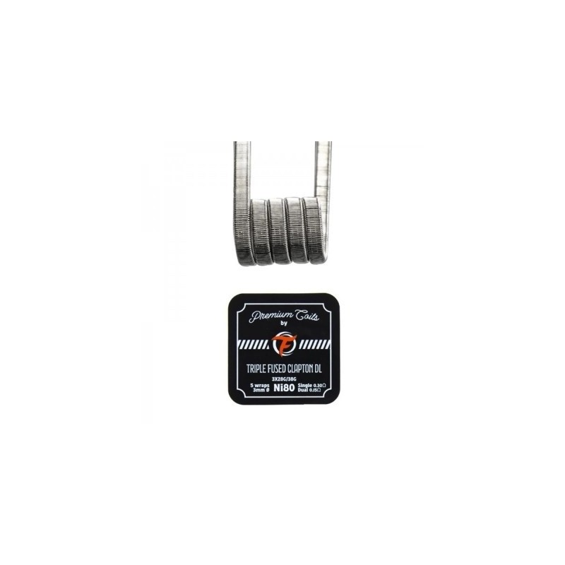 Grille Fumytech Triple Fused Clapton DL 0.3 OHM Ni80 (10 pièces) | Eliq Vapoteur