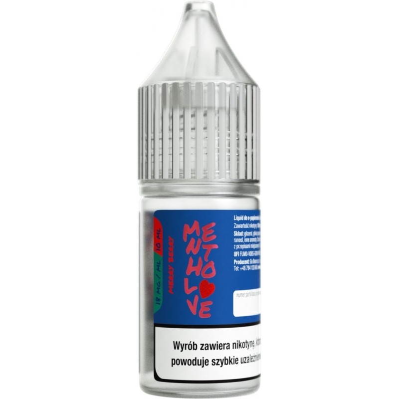 Liquid Mentholove Nicotine - Merry Berry 18mg | EliqVapoteur