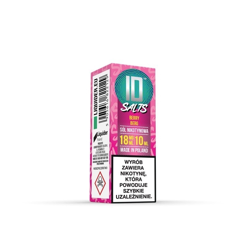 Liquid ID Sel - 10ml Berry Berg 18mg (A25) | Eliq Vapoteur