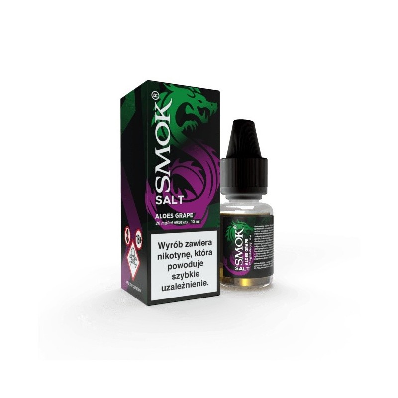 Liquid Smok Salt 10ml - Aloe Grape 20mg  (A25) | Eliq Vapoteur
