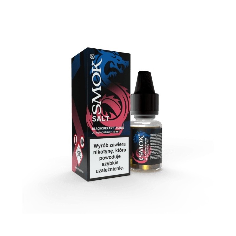 Liquid Smok Salt 10ml - Blackcurrant Lychee 20mg  (A25) | Eliq Vapoteur
