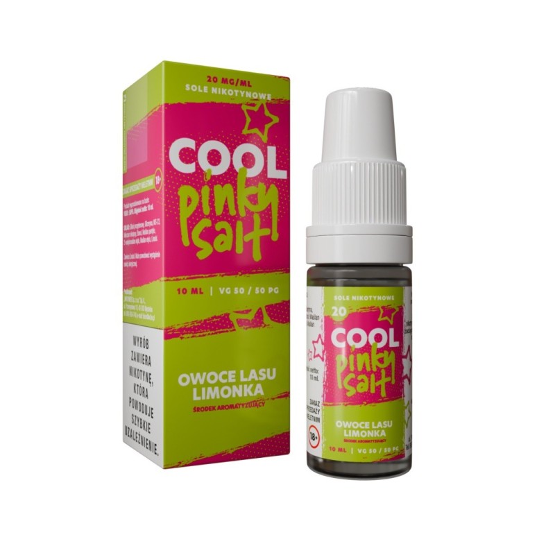 Liquid Cool Pinky Salt 20mg 10ml - Fruits des Bois Citron Vert (A25) | Eliq Vapoteur