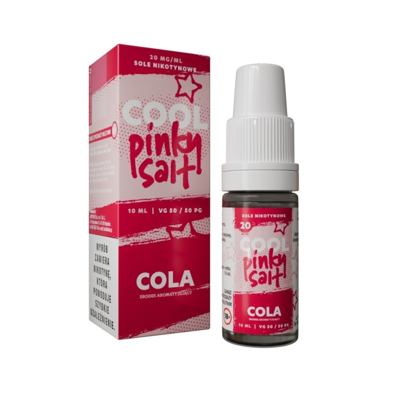 E-liquide Cool Pinky Salt 20mg 10ml - Cola | EliqVapoteur