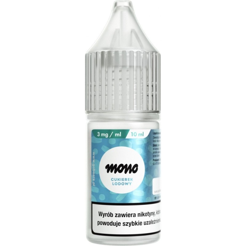 Liquid MONO nicotine - Cukierek Lodowy 3mg | Eliq Vapoteur