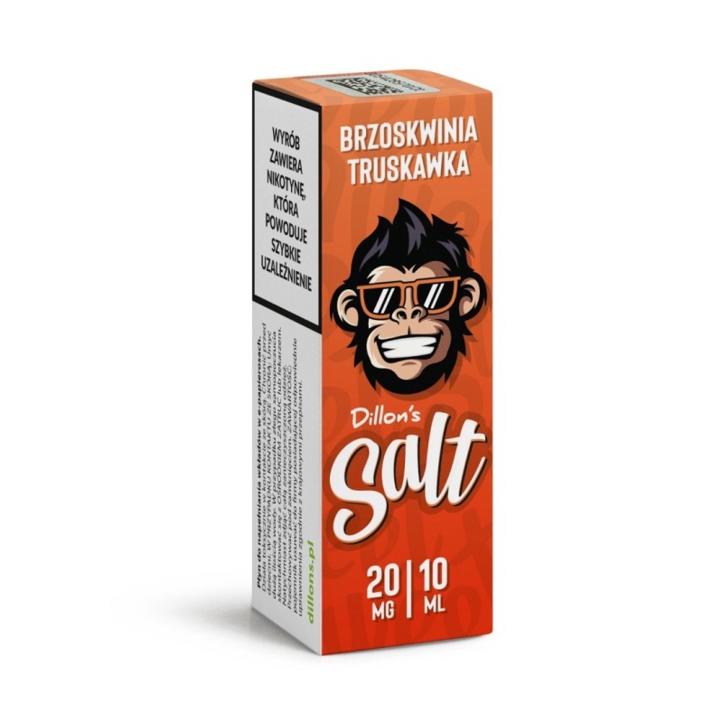 Dillon's Salt E-liquid - Peach Strawberry 20mg 10ml | EliqVapoteur