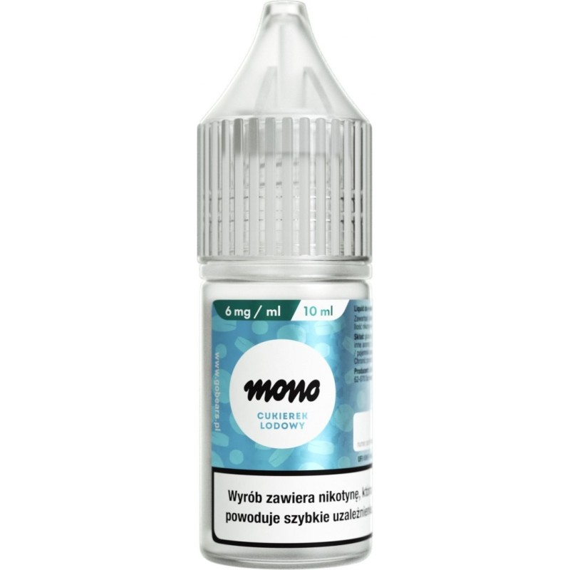Liquid MONO nicotine - Cukierek Lodowy 6mg | Eliq Vapoteur
