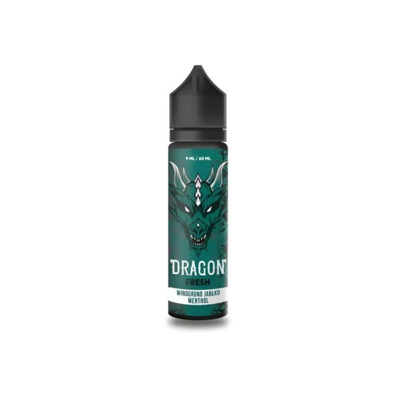 Longfill Dragon Fresh 9/60ml - Winogrono Jabłko Menthol (A25) | Eliq Vapoteur