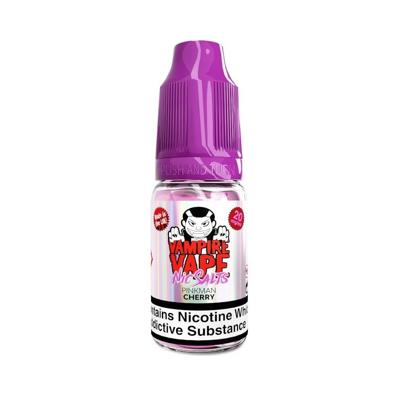 Liquid Vampire Vape Salt 10 ml 20mg - Pinkman Cherry (A25) | Eliq Vapoteur
