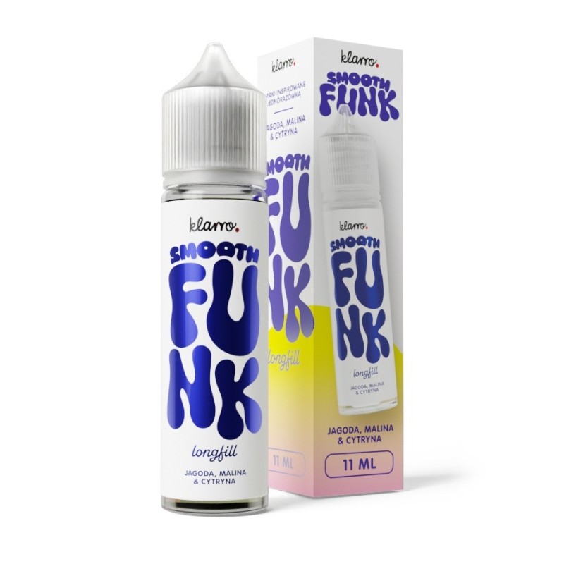 Longfill Klarro Smooth Funk 11/60ml - Strawberry Raspberry & Lemon (A25) | Eliq Vapoteur