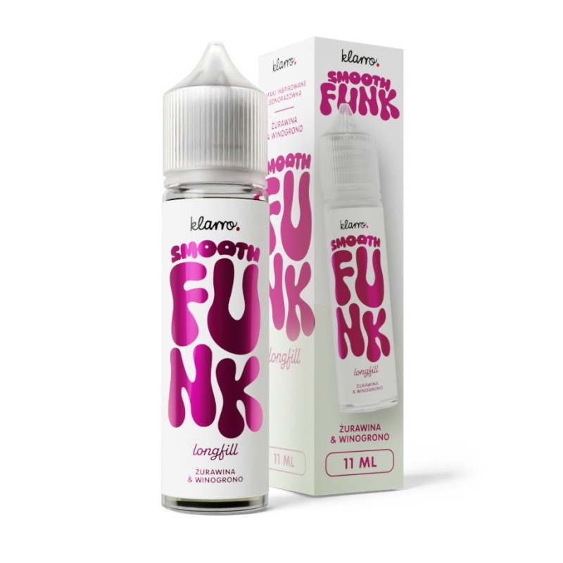 Longfill Klarro Smooth Funk 11/60ml - Żurawina & Winogrono (A25) | Eliq Vapoteur
