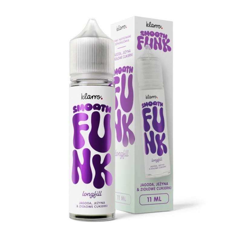 Longfill Klarro Smooth Funk 11/60ml - Jagoda Jeżyna & Ziołowe Cukierki (A25) | Eliq Vapoteur