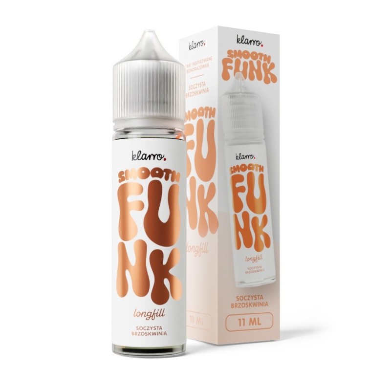 Longfill Klarro Smooth Funk 11/60ml - Soczysta Brzoskwinia (A25) | Eliq Vapoteur