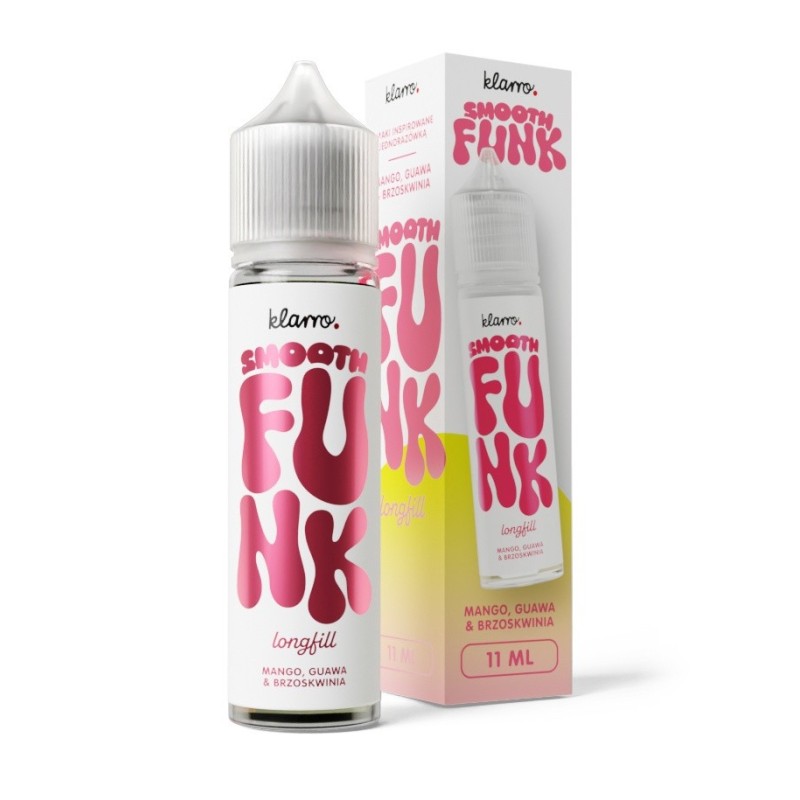 Longfill Klarro Smooth Funk 11/60ml - Mango Guava & Brzoskwinia (A25) | Eliq Vapoteur