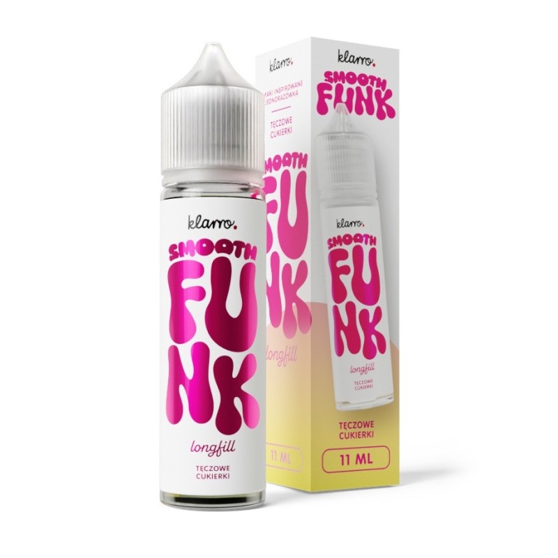 Longfill Klarro Smooth Funk 11/60ml - Tęczowe Cukierki (A25) | Eliq Vapoteur