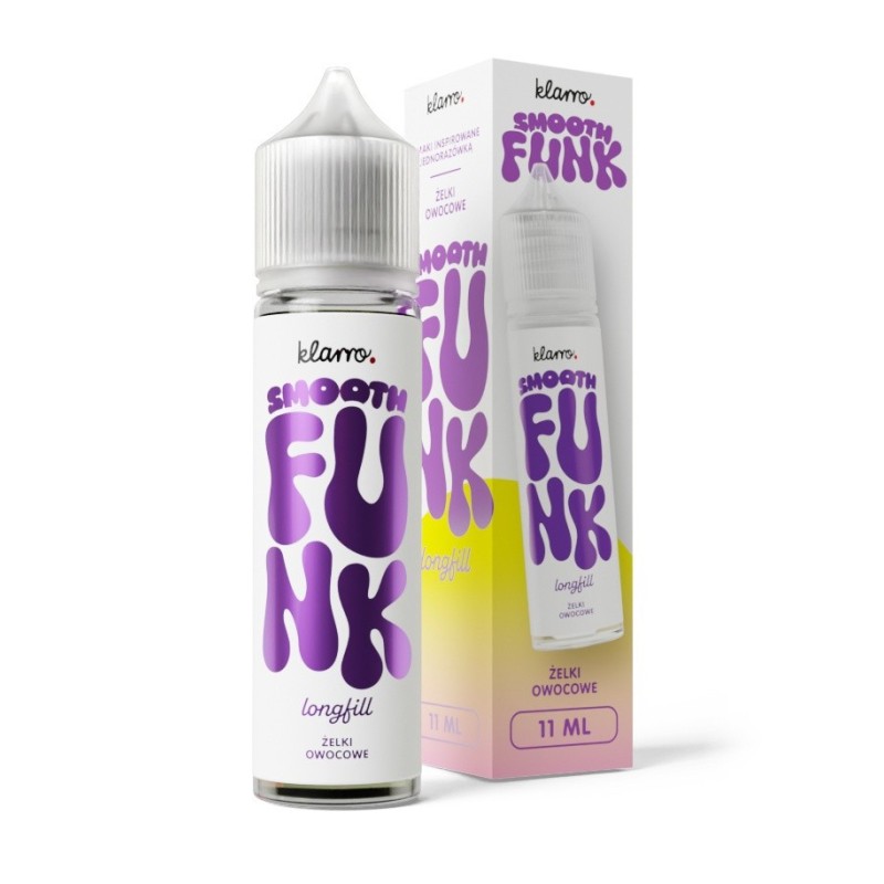 Longfill Klarro Smooth Funk 11/60ml - Żelki Owocowe (A25) | Eliq Vapoteur