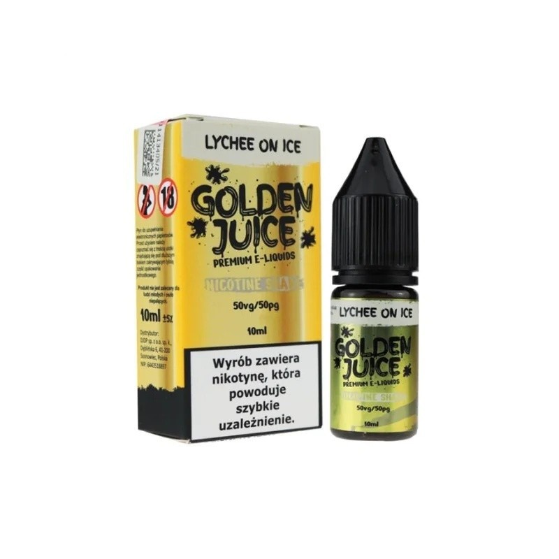 E-liquide Golden Juice 10ml - Lychee on Ice 6mg | EliqVapoteur