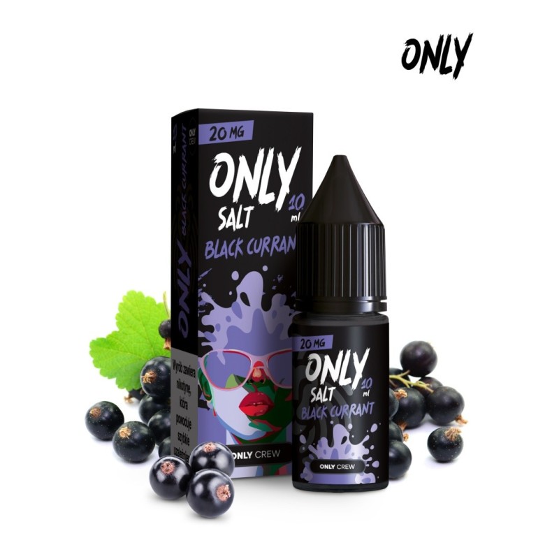 Liquid Only Salt 10ml - Black Currant 20mg (A25) | Eliq Vapoteur