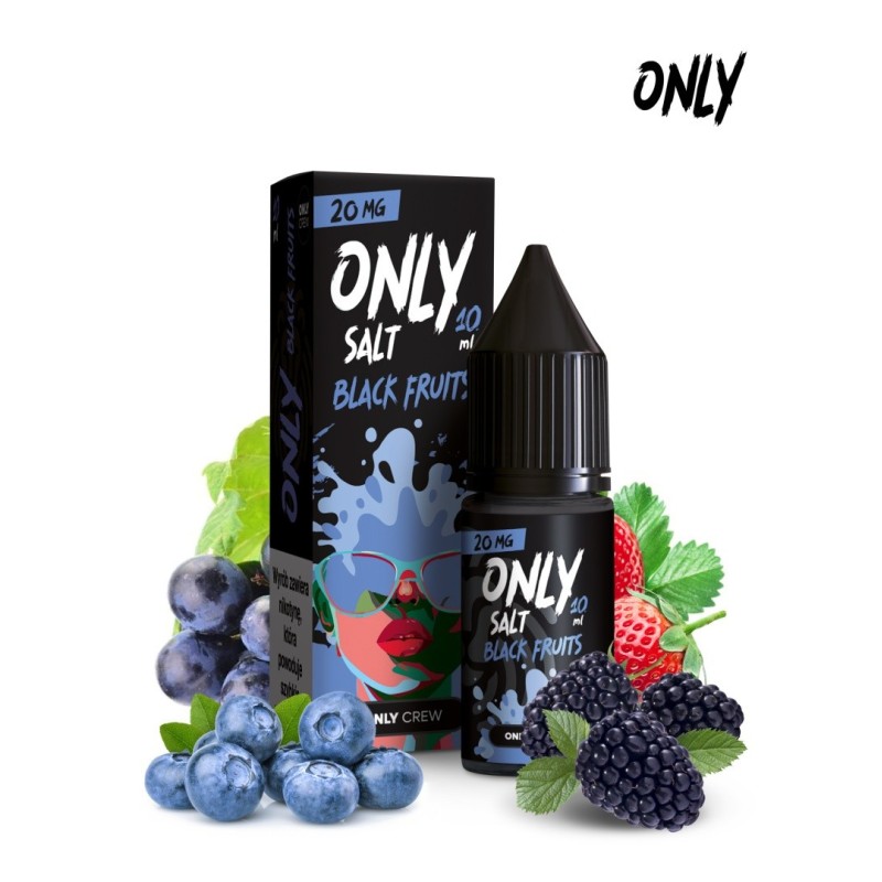 Liquid Only Salt 10ml - Black Fruits 20mg (A25) | Eliq Vapoteur