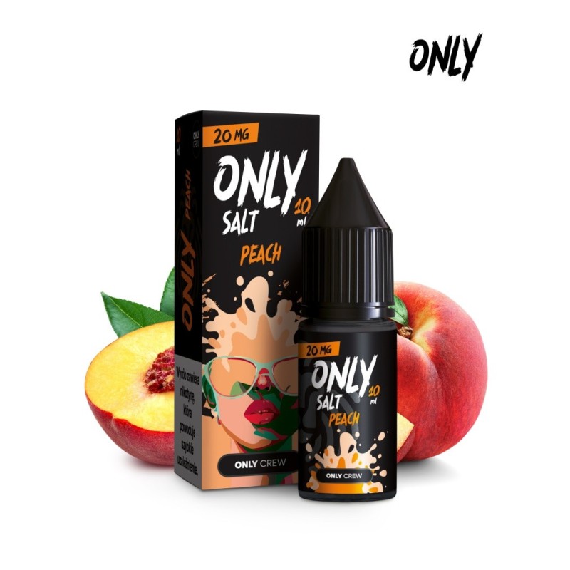 Liquid Only Salt 10ml - Peach 20mg (A25) | Eliq Vapoteur