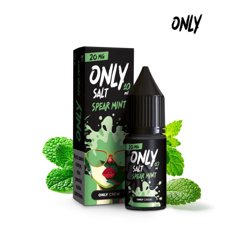 Liquid Only Salt 10ml - Spear Mint 20mg (A25) | Eliq Vapoteur