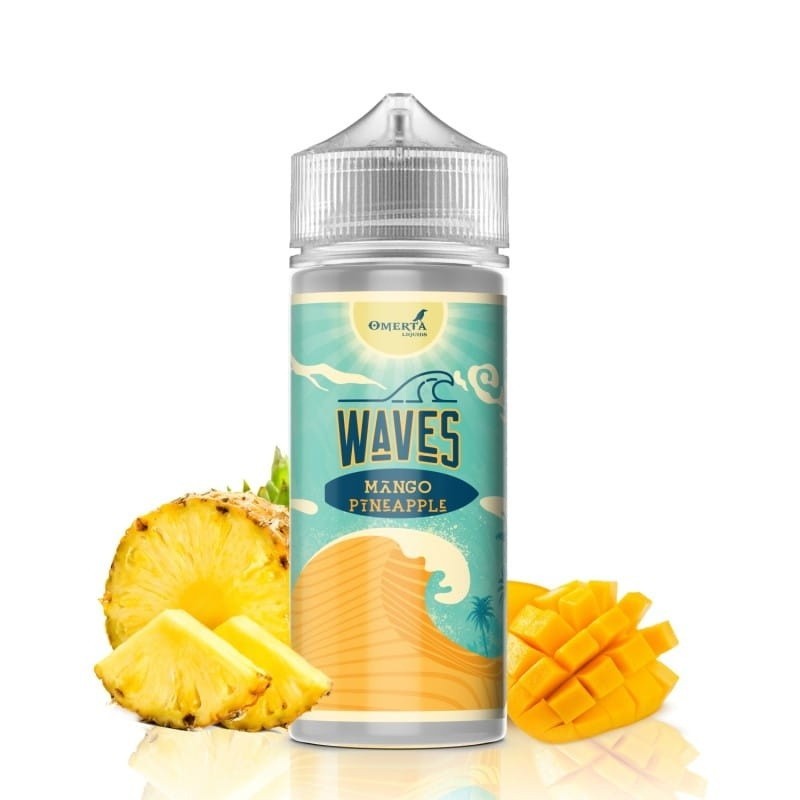 Longfill Omerta - Waves Mango Pineapple 30/120ml | EliqVapoteur