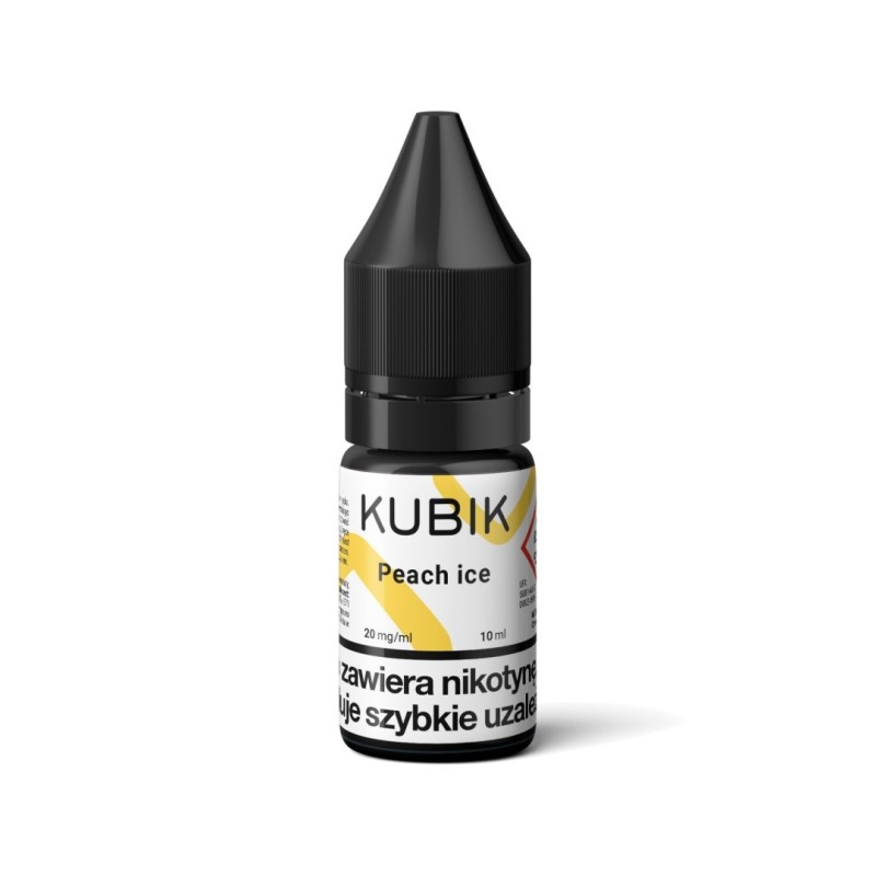 Liquid Kubik Salt 10ml - Peach Ice 20mg | Eliq Vapoteur