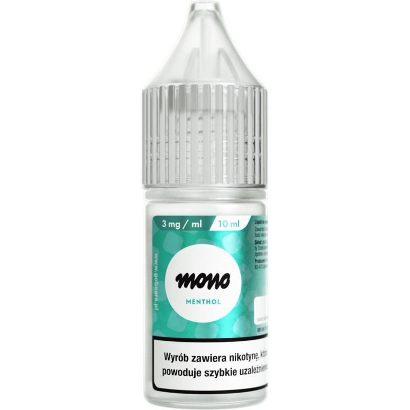 Liquid MONO nicotine - Menthol - 3mg | Eliq Vapoteur