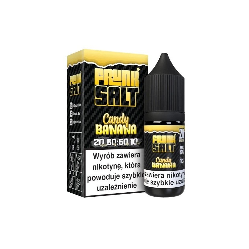 Liquid Frunk Salt 20 mg 10 ml - Candy Banana | Eliq Vapoteur
