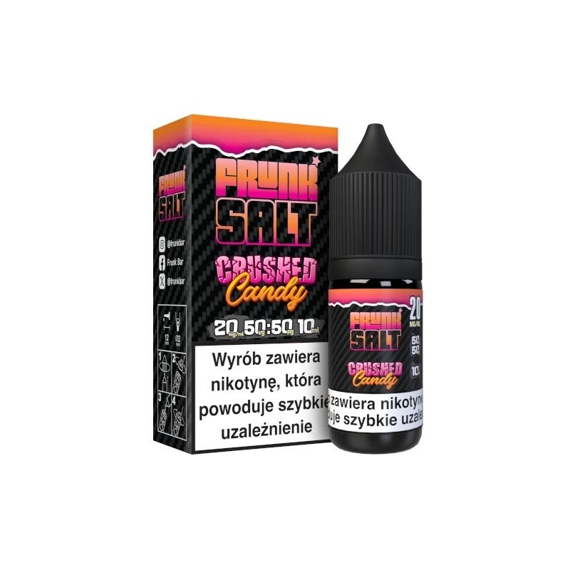 Liquid Frunk Salt 20 mg 10 ml - Crushed Candy | Eliq Vapoteur