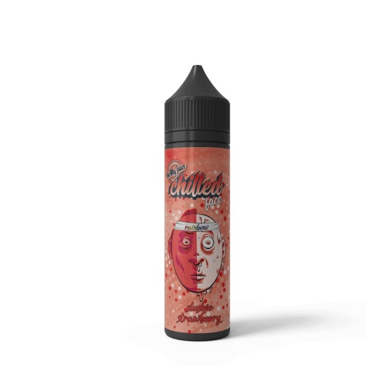 Longfill Chilled Face Rainbow 10/60ml - Slushy Strawberry | Eliq Vapoteur