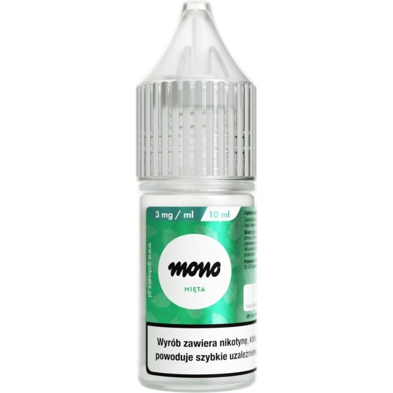 Liquid MONO nicotine - Mięta - 3mg | Eliq Vapoteur