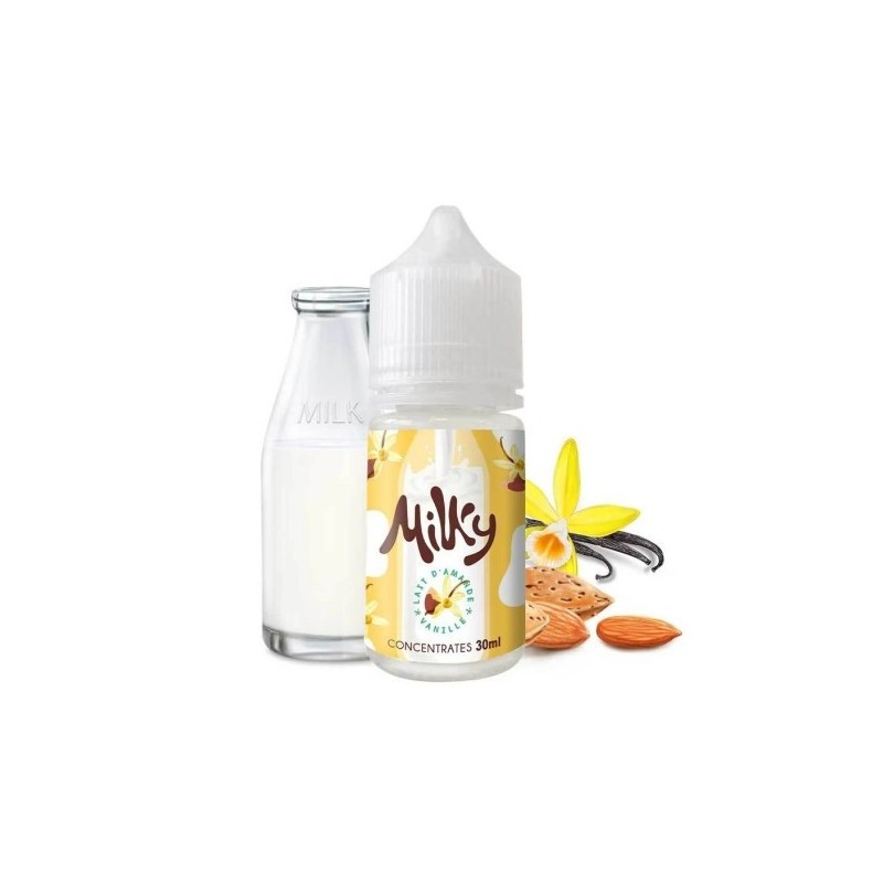 Milky Concentrate - Almond Vanilla 30ml | Eliq Vapoteur