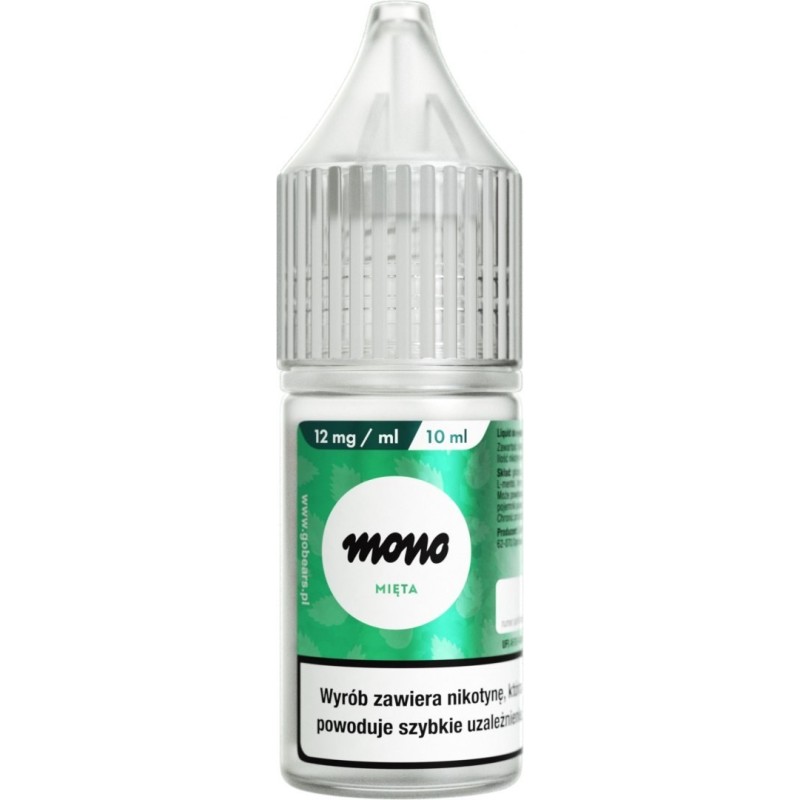 Liquid MONO nicotine - Mięta - 12mg | Eliq Vapoteur