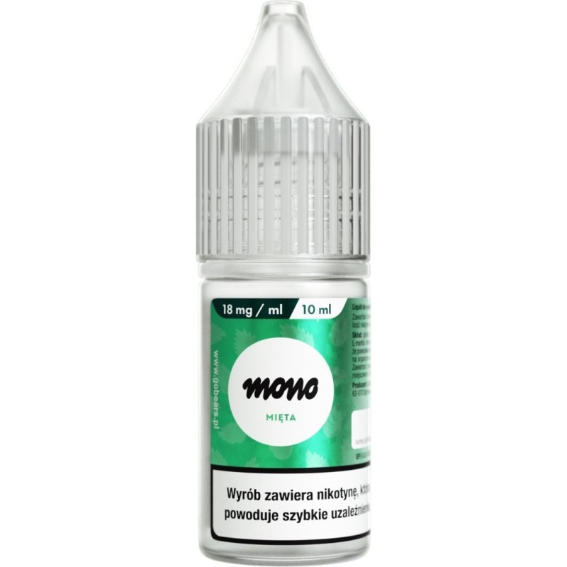 E-liquide MONO nicotine - Menthe - 18mg | EliqVapoteur