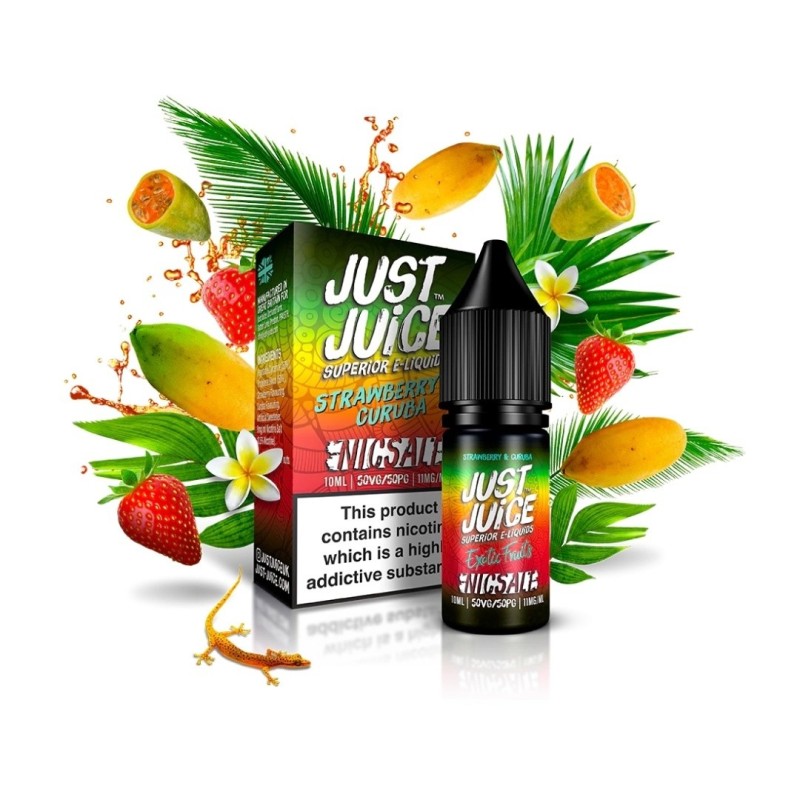 Liquid Just Juice Salt 10ml - Fraise Curuba 20mg (A25) | Eliq Vapoteur