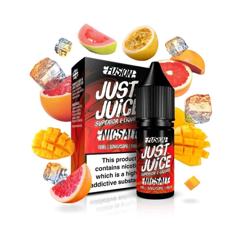 Liquid Just Juice Salt 10ml - Fusion Mangue & Orange Sanguine 20mg (A25) | Eliq Vapoteur