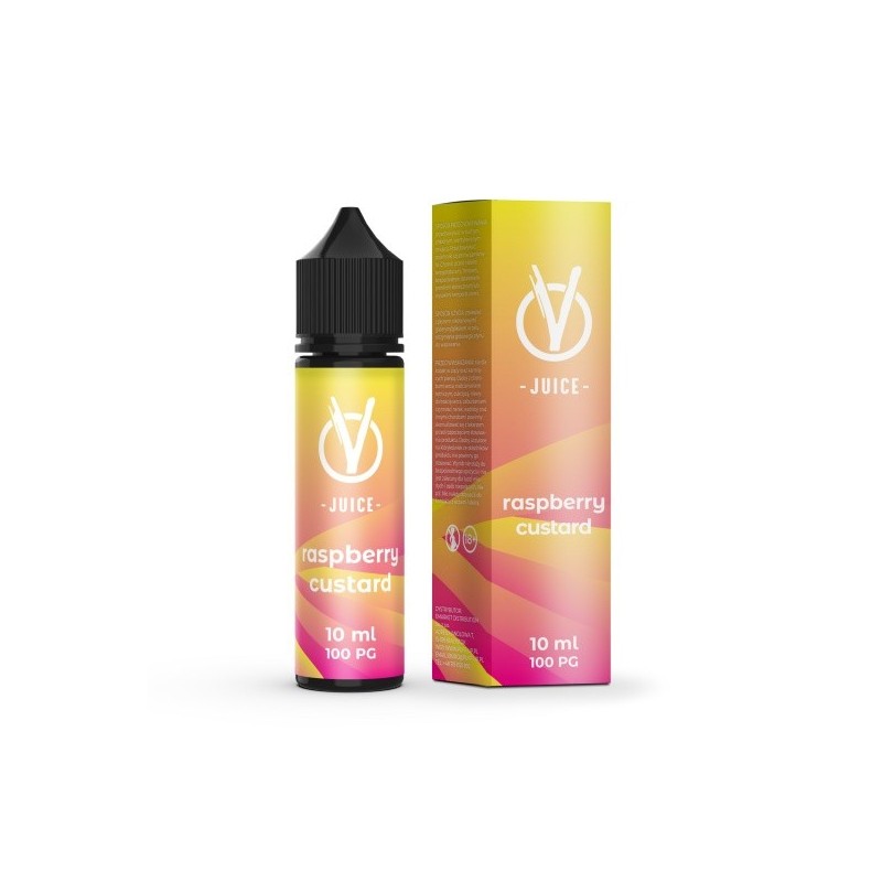Longfill VBar VJuice 10/60ml - Raspberry Custard (A25) | Eliq Vapoteur