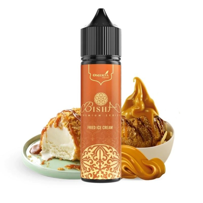 Longfill Omerta 10/60ml -  Bisha Fried Ice Cream | Eliq Vapoteur