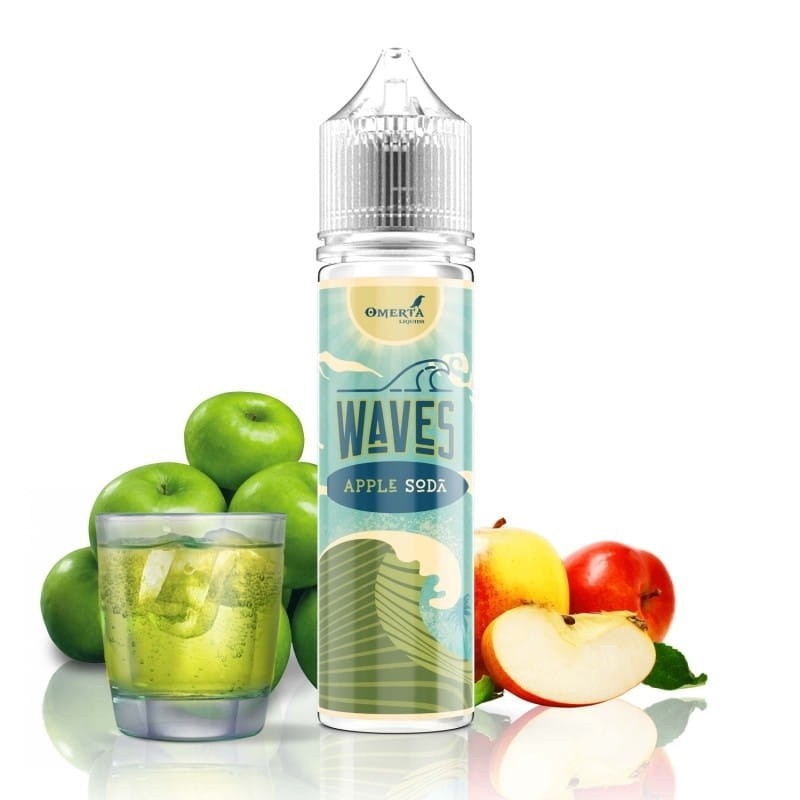 Longfill Omerta 10/60ml -  Waves Apple Soda | Eliq Vapoteur