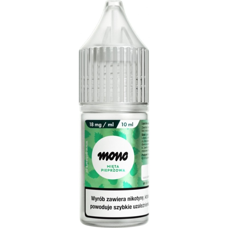 E-liquide MONO nicotine - Menthe Poivrée 18mg | EliqVapoteur