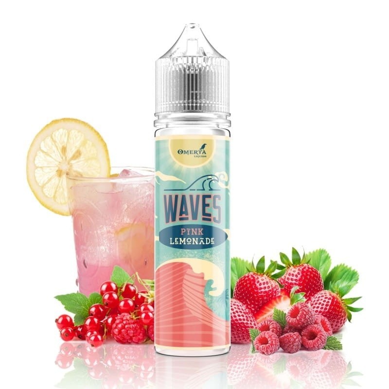 Longfill Omerta 10/60ml -  Waves Pink Lemonade | Eliq Vapoteur