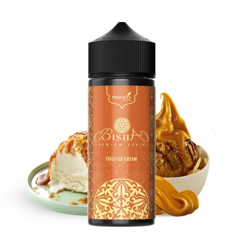Longfill Omerta 20/120ml -  Bisha Fried Ice Cream | Eliq Vapoteur