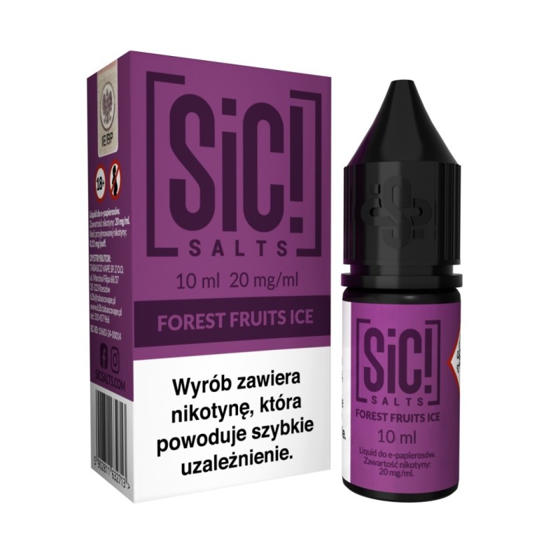 Liquid Sic Salts 10ml - Forest Fruits Ice 20mg (A25) | Eliq Vapoteur